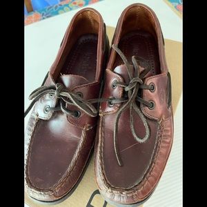 Dexter loafer shoes with tie up leather shoe strings